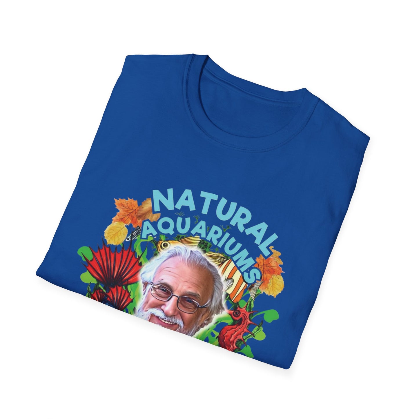 Father Fish Natural Aquarium T-Shirt | Fun Graphic Tee for Aquarists