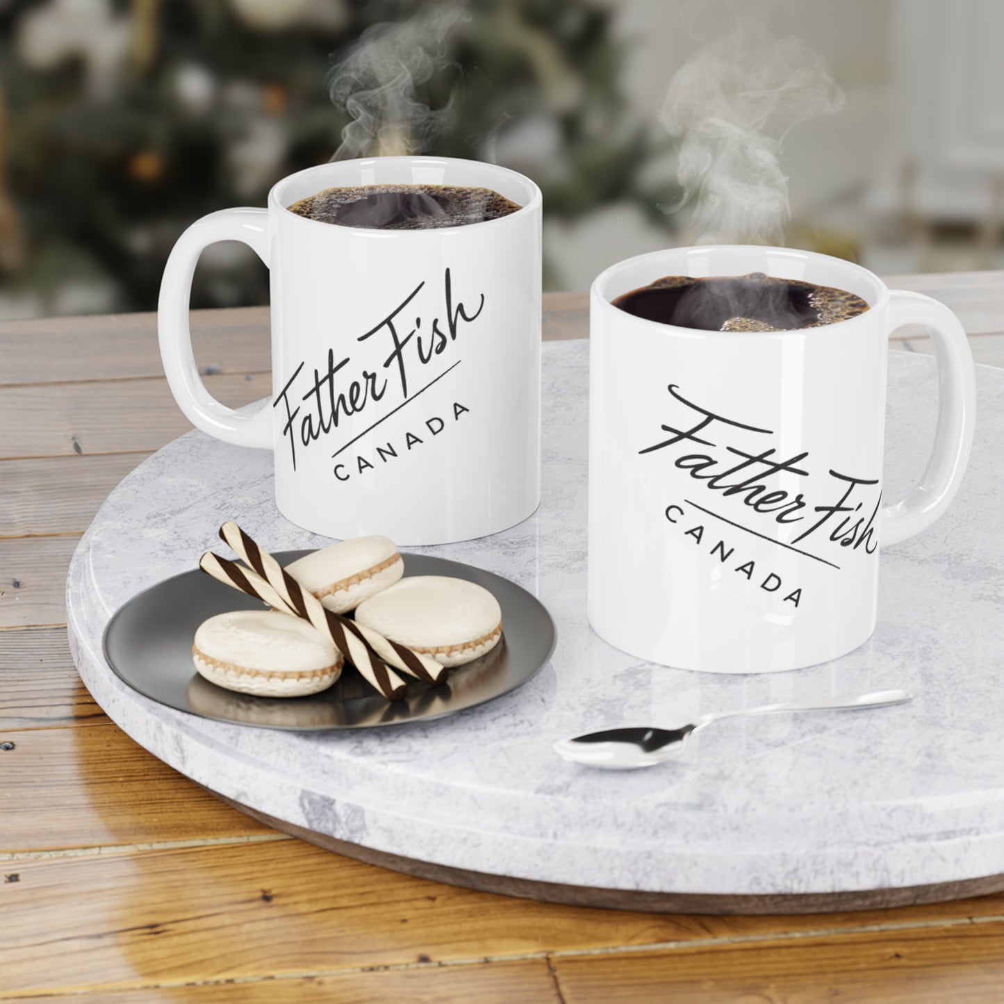 Father Fish Ceramic Mugs - Perfect Gift for Aquarium Enthusiasts