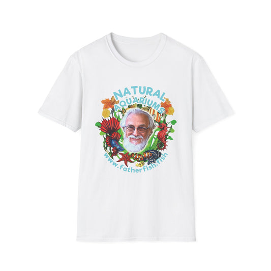 Father Fish Natural Aquarium T-Shirt | Fun Graphic Tee for Aquarists