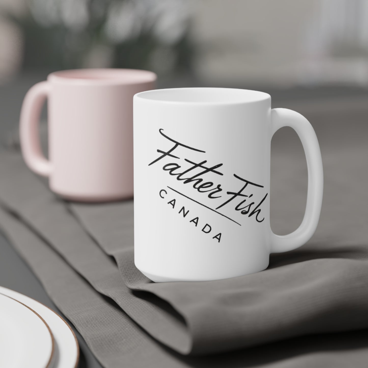 Father Fish Ceramic Mugs - Perfect Gift for Aquarium Enthusiasts