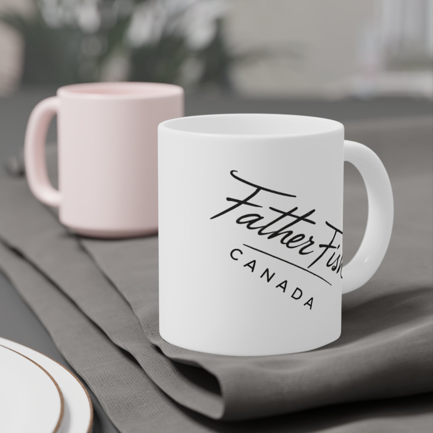 Father Fish Ceramic Mugs - Perfect Gift for Aquarium Enthusiasts