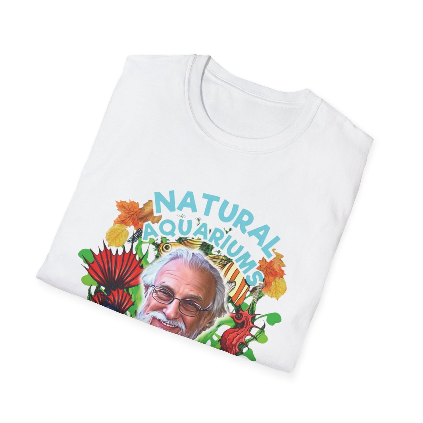 Father Fish Natural Aquarium T-Shirt | Fun Graphic Tee for Aquarists