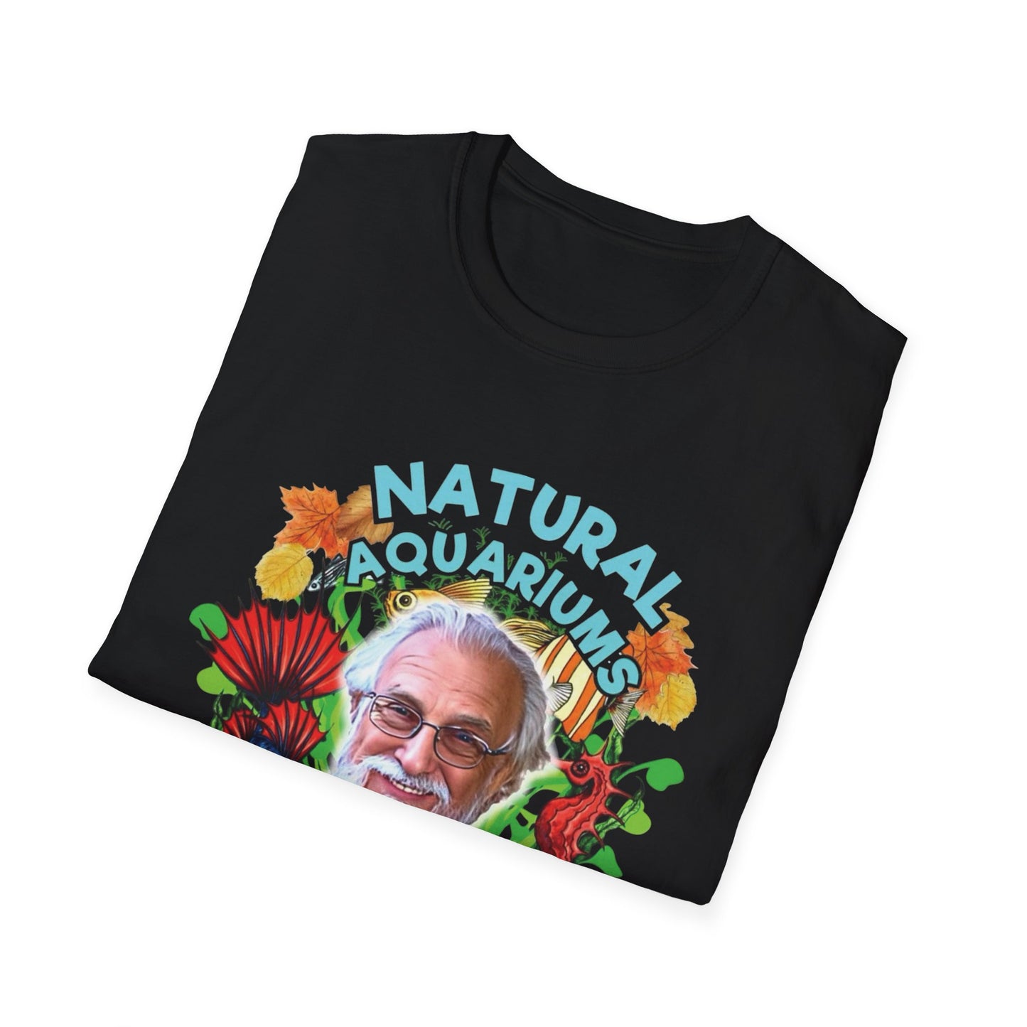 Father Fish Natural Aquarium T-Shirt | Fun Graphic Tee for Aquarists