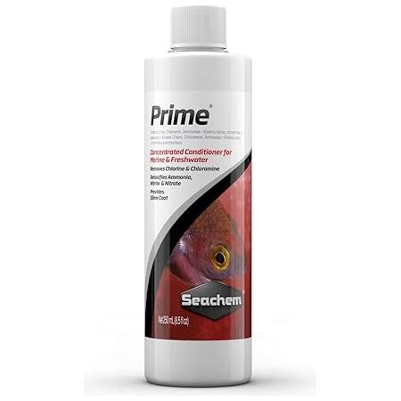 Seachem Prime Water Conditioner Removes Chlorine and Chloramine