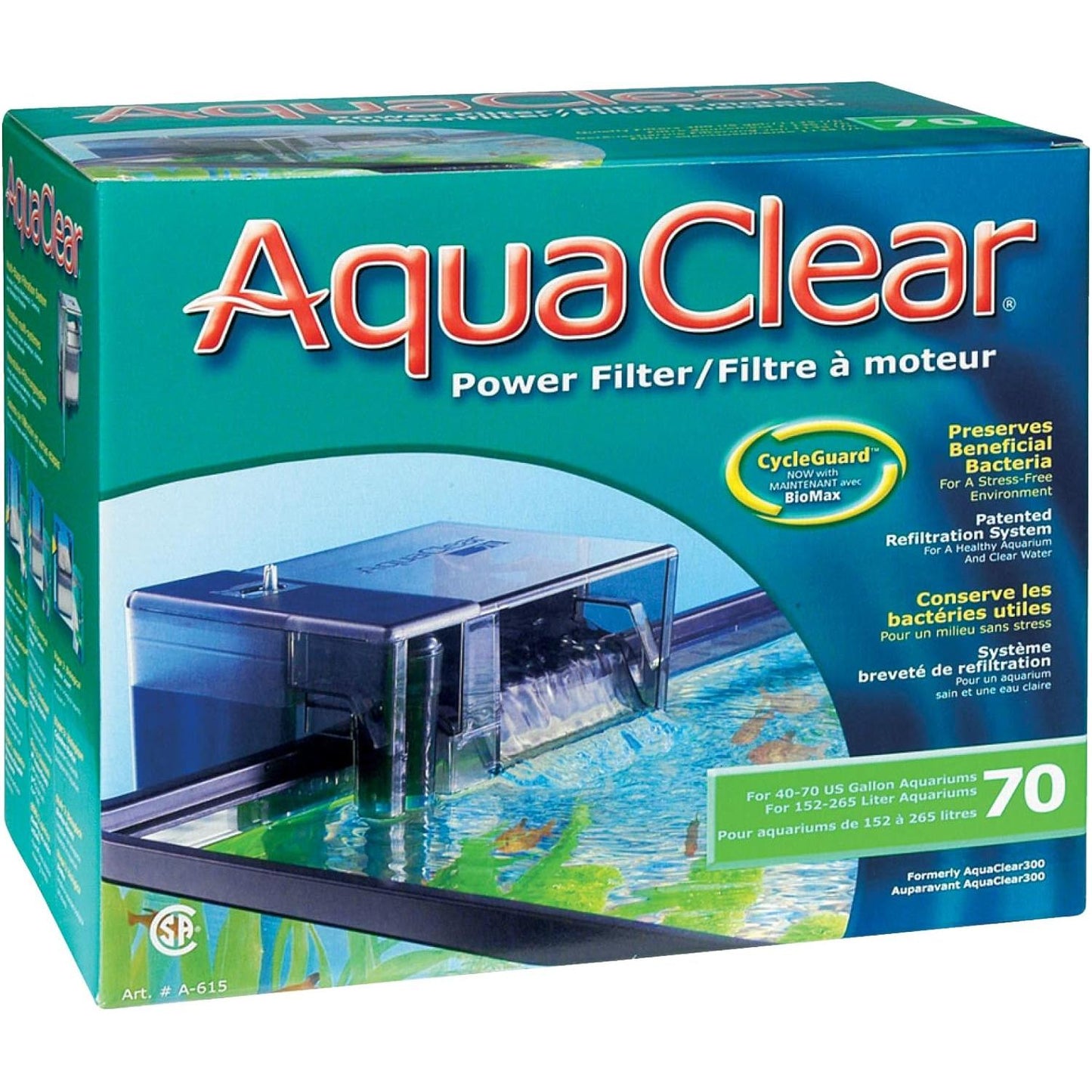 AquaClear 70 Hang on Back Filter