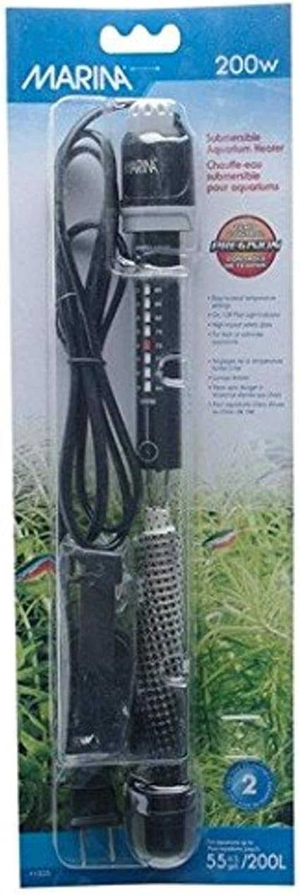 Marina Submersible Heater (200W up to 55 gallon)