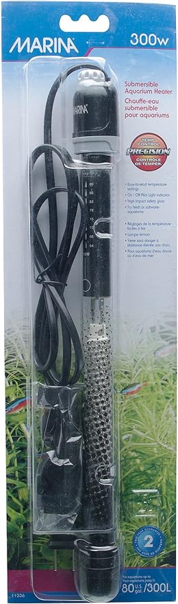 Marina Submersible Heater (300W up to 80 gallon)