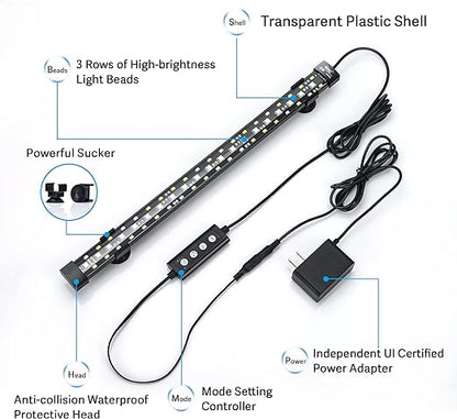 LED pour usine submersible Hygger, mode 24h/24 et 7j/7